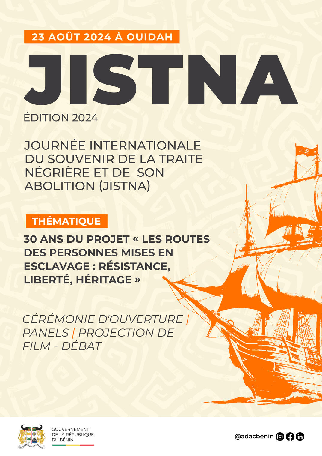 La Journée Internationale de la Souvenir et de la Traite Négrière (JISTNA) 2024 a fermé ses rideaux